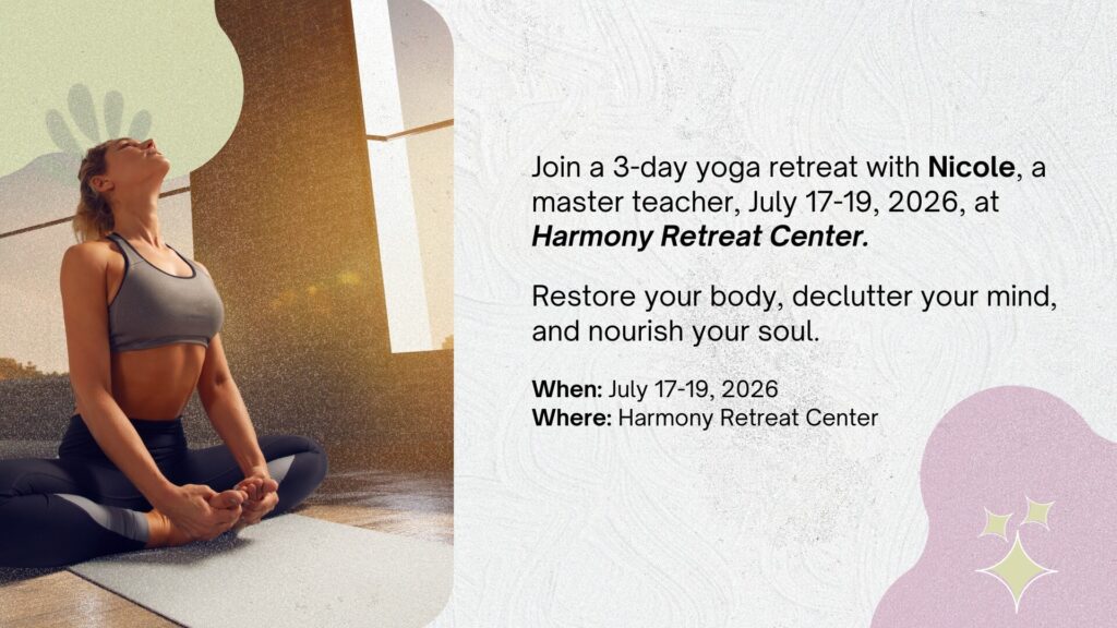 Join a 3-day yoga retreat with Nicole